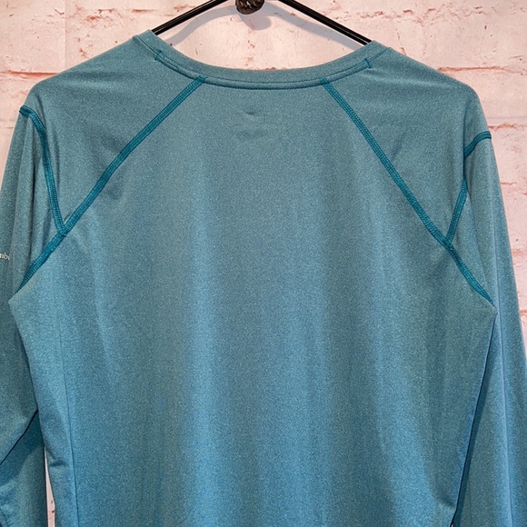 Columbia Omni-wick women’s long sleeve teal loose fit activewear pullover top M - Picture 5 of 9